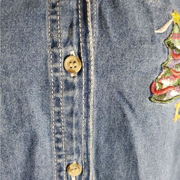 Basic Edition VTG Christmas Shirt Size XL - Picture 9 of 12